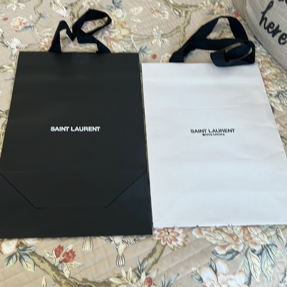 Saint Laurent Black And White Gift Bags - Picture 2 of 13